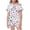 M280 White, variant on Tfken Summer Girls Loungewear Sets Star Print Lapel Neck Short Sleeve Button Tops With Pocket And Shorts Sleepwear Trendy For Independence Day Teen Comfortable Homewear Outfit White Size 10-11 Years