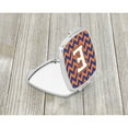 thumbnail image 2 of Letter E Chevron Blue and Orange 3 Compact Mirror CJ1060-ESCM, 2 of 4