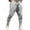 Gray, variant on lcziwo Athletic Pants for Men Cotton Comfy Camping Drawstring Pants with Pockets Breathable Work Fall Winter Golf Sweatpants Black M