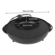 Circular Edition Hotpot Grill Combo Indoor BBQ Barbecue Shops Electric Hot Pot