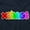 Navy, variant on XOMG POP Neon Glow Rainbow Logo Women's Graphic T Shirt Tees Brisco Brands L