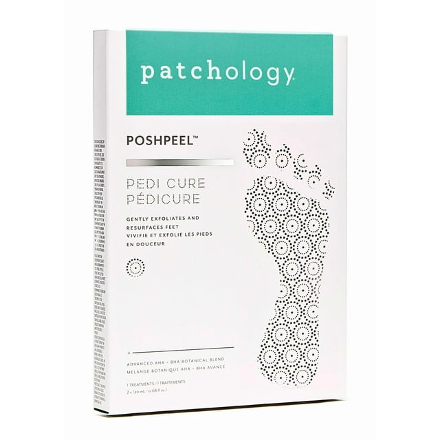 Mascarilla exfoliante para pies Patchology PoshPeel Pedi Cure, 1 par