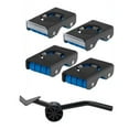 thumbnail image 2 of Ensemble de 4 Pcs Chariot Élévateur de Meubles Robuste avec Barre de Roue pour Buanderie Réfrigérée Dispositif de Déplacement de Meubles Barre de Roue Déplaceur, 2 of 5