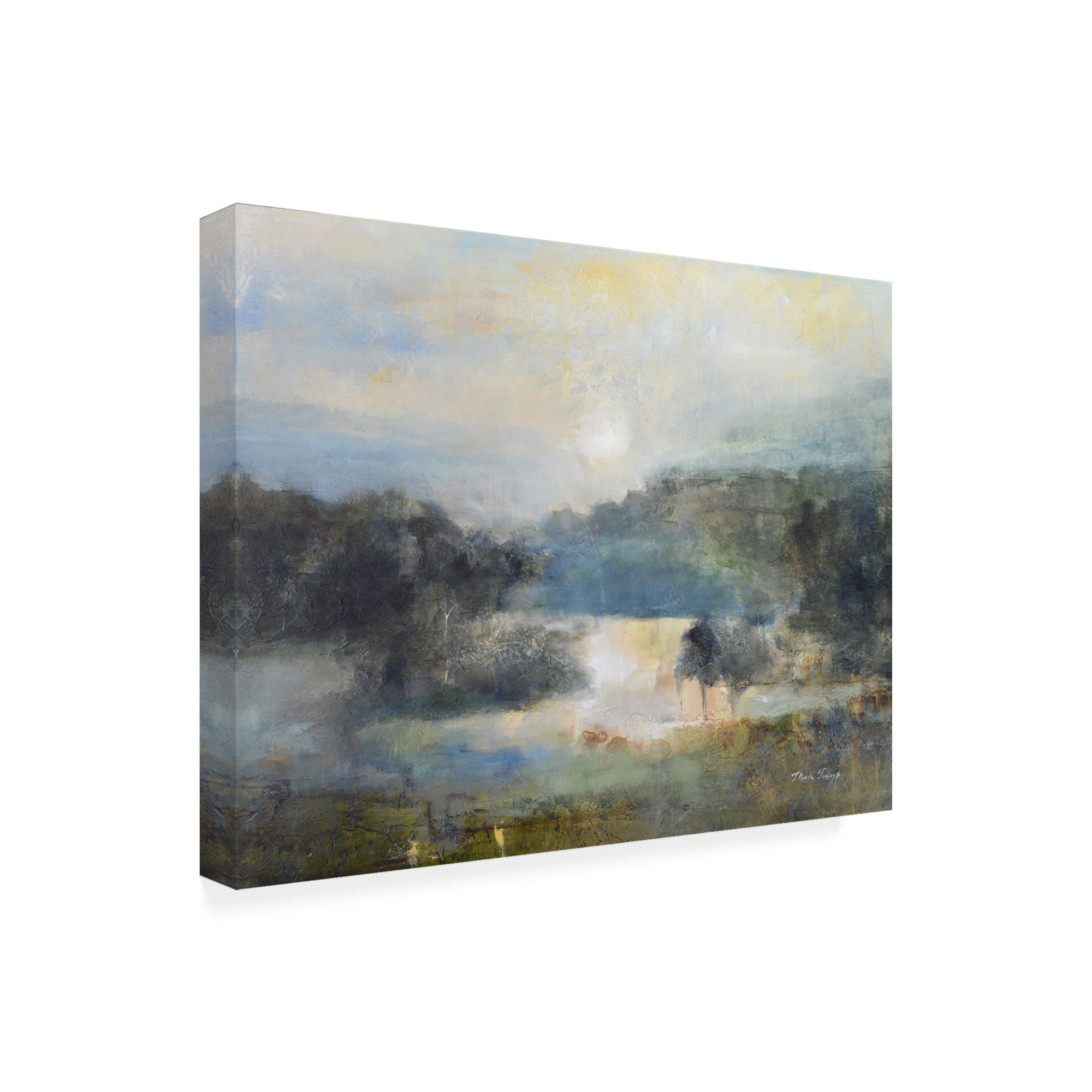 Trademark Fine Art 'Valley Blue' Canvas Art by J Austin Jenning