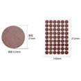 thumbnail image 3 of 54pcs/sheet 21mm Self Adhesive Screw Cap Cover Round Furniture Wood Stickers Craft Desk Cabinet Drawer Art Applique Home Decor, 3 of 5