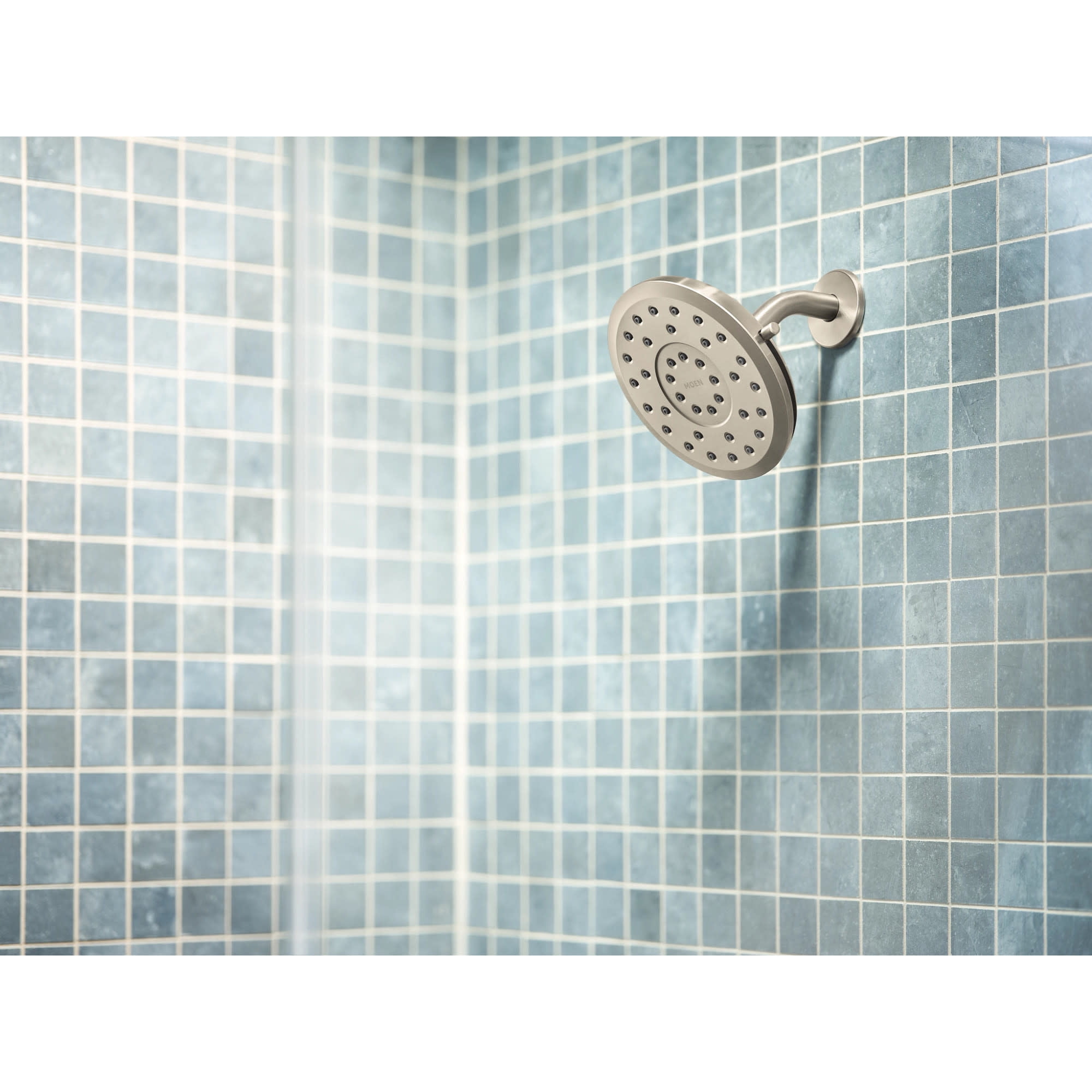 Moen Verso Eco-Performance Infiniti Dial Round Rain Shower Head, 7-Inch Diameter Spray Head, Matte Black, 220R7EPBL Moen Verso Eco-Performance Infiniti Dial Round Rain Shower Head, 7-Inch Diameter Spray Head, Matte Black, 220R7EPBL
