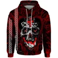 thumbnail image 2 of Sudadera con capucha informal de otoño para hombre, sudadera con capucha para hombre, sudadera con estampado de calavera genial, sudaderas para hombre, ropa Y2k, 2 of 5