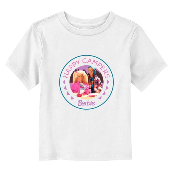 Toddler Barbie Happy Campers Emblem T Shirt