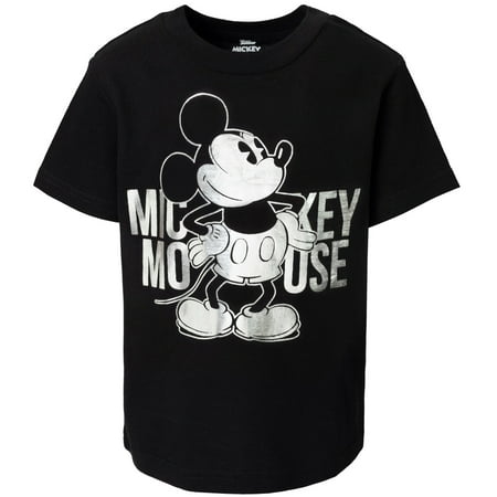 

Disney Mickey Mouse Toddler Boys Graphic T-Shirt Black 4T