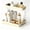 White, variant on FT Hita 2-tier Acrylic Vanity Organizer, Cosmetics Storage Display Rack, Multi-Purpose Countertop Organizer for Skincare products, perfumes, jewelry, cosmetics