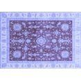 thumbnail image 1 of Ahgly Company Machine Washable Indoor Rectangle Oriental Blue Traditional Area Rugs, 7' x 9', 1 of 4