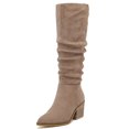 thumbnail image 2 of LOVE STEETLY Women's Knee High Slouchy Boots, Pointed Toe Chunky Heel Casual Versatile Stylish Comfort Winter Tall Boot., 2 of 7
