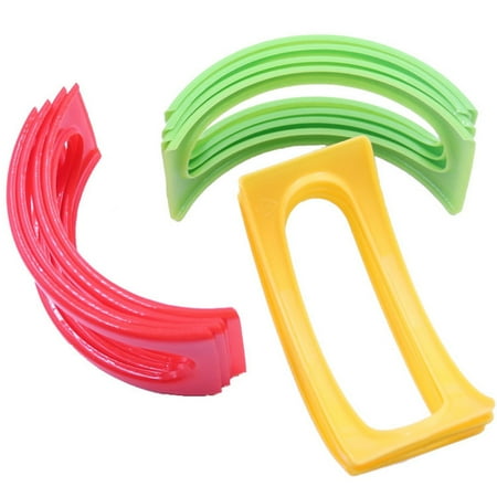 

24 Pcs/2 Set Taco Holder Curved Shape Taco Stand Easy To Fill Taco Rack Taco Holder Mexican Food Display Supplies for Restaurant Cafe Snack Bar (Random Color)