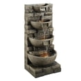 thumbnail image 1 of VEVOR Outdoor Water Fountain 4-Tier Yard Fountain 35.63 in Block Stack Style, 1 of 9