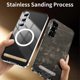 thumbnail image 5 of For Samsung Galaxy S25+ Case Compatible with MagSafe Metal Frame Matte Phone Cover - Green, 5 of 5