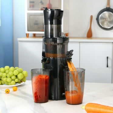 KFFKFF Masticating Slow Juicer Electric Cold Press Squeezer Vegetables and Fruits