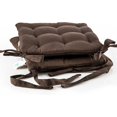 thumbnail image 1 of Basic Chair Cushions for Indoor and Outdoor Use (40 x 40 cm), 1 of 1