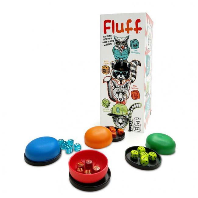 Fluff Bluffing Dice Game by Bananagrams FLF001 Family Liars Dice Fast Quick