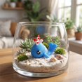 thumbnail image 5 of Mini 3D Printed Animals Cute Whale Figurine 1.5 Inch Small Squeeze Toys Cute Aesthetic Room Decor for Desk Shelf and Gaming Spaces, 1 Pack, 5 of 6