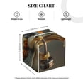 thumbnail image 4 of Fotbe Surreal Weightlifting Snail Porta Pañuelos Decorativo de Cuero, Caja Cuadrada Moderna para Pañuelos Faciales, Organizador y Dispensador 5x5x5'', 4 of 7