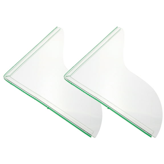 Raindrops Shower Water Barrier Acrylic Transparent 1 Pair