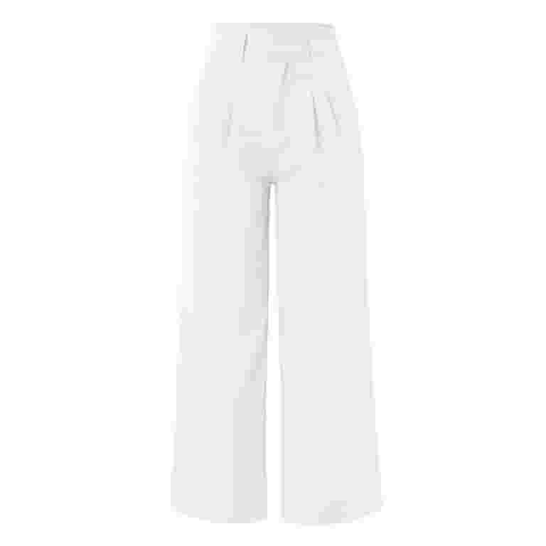 最も信頼できる Fsqjgq Womens Loose Flowy Summer Beach Pants White Pants for WorkUtility&SafetyClothing