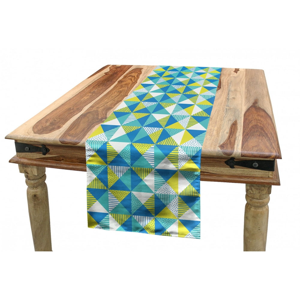 Geometric Table Runner, Abstract Interpretation of Square Inner Dots