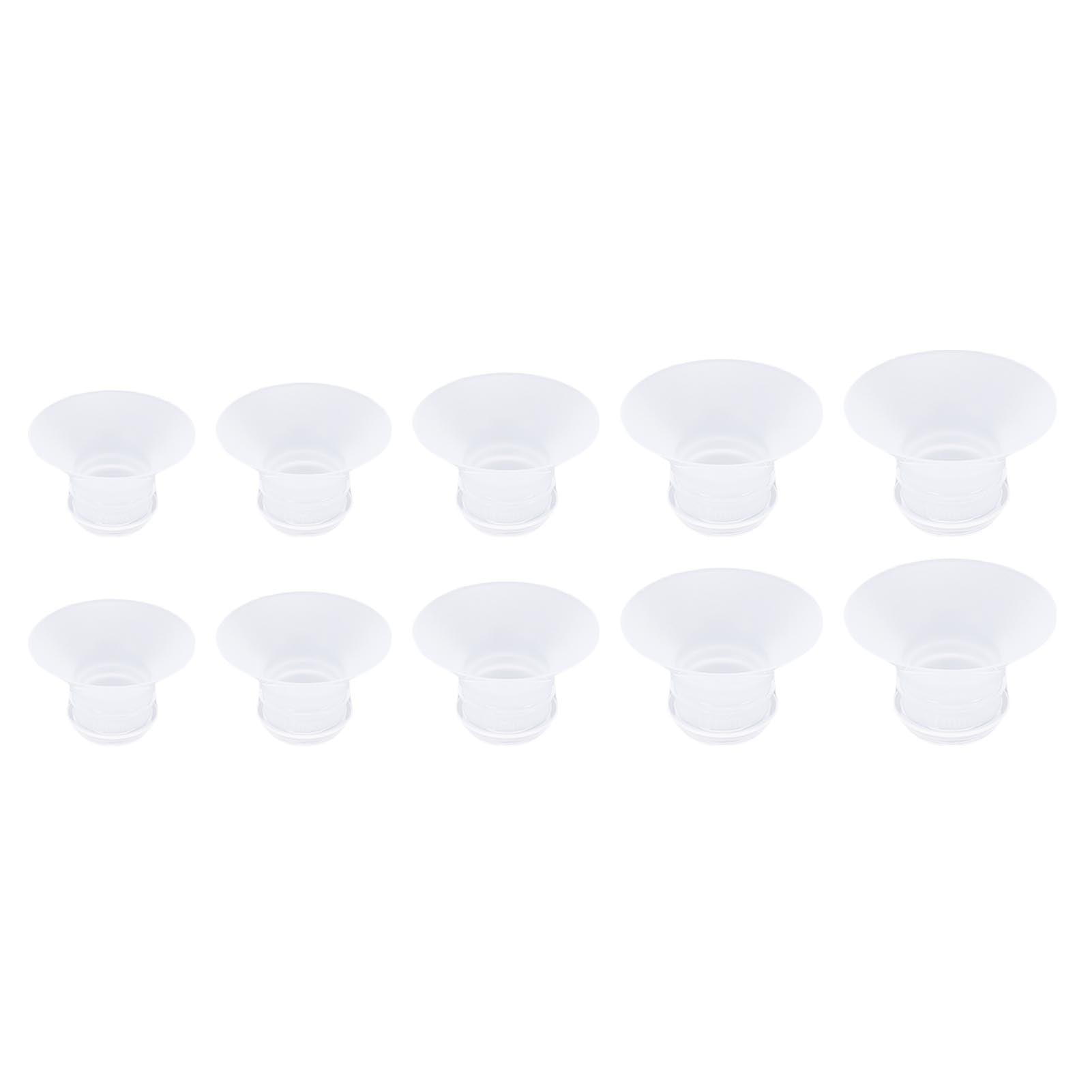 NFTIGB Silicone Flange Inserts Replacement for M5 M9 Wearable Breastpump Breast Shields, 13mm 15mm 17mm 19mm 21mm Multipack, 10 Count / 10 Pcs