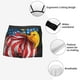 thumbnail image 3 of Balery Eagle Head With American Flag Calzoncillos bóxer para hombre, ropa interior de algodón suave y transpirable con cinturilla de nailon-X-Large, 3 of 5