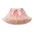 thumbnail image 4 of HAOTAGS Mini Skirt GirlsElastic Waist Solid Adjustable Tutu Skirts Orange 8-10 Years, 4 of 6