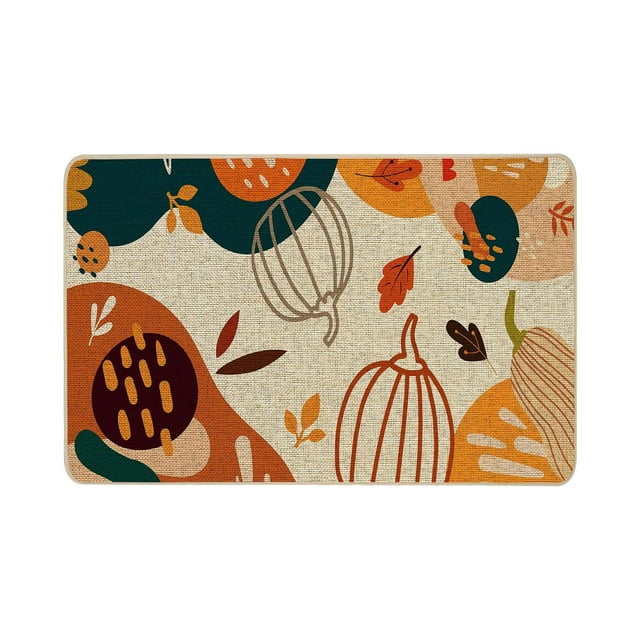 Aihimol Halloween Rug Doormat Pumpkin Welcome Decorative Floor Mat Non Slip Rubber Backing, Fall Halloween Thanksgiving Indoor Outdoor Entrance Mats Home Decor Front Door Mat Runner Rug,16x 24Inch