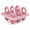 Pink, variant on Silicone Ice Pop Mold with Textured Ring Handles, Food-Grade Easy-Release Frozen Treat Tray for Homemade Popsicles, Yogurt Bites, Coffee Ice, Puree Portions, and Creative Kitchen Snacks