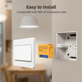 thumbnail image 3 of 3X Tuya Zigbee Smart Dimmers Switch Module 2CH Control LED Lights Dimmable Switch Stepless Dimming+Voice Control, 3 of 8