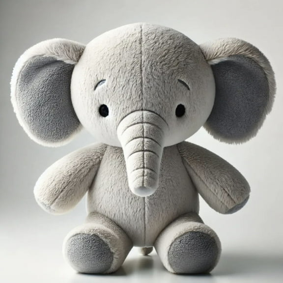 Elephant Stuffed Animal, Baby Elephant Toy,  Plush Toy for Babies Girls, Boys, Toys for Birth Stats Baby Shower Infant Newborn Boy & Girl, Gray Measures 15 cm