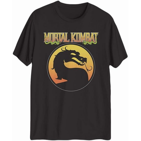 Mortal Kombat Logo Graphic Adult Tee Shirt