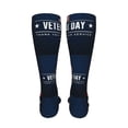thumbnail image 6 of Rateoe Happy Veterans Day print Women's Men's Novelty 20in Crew Socks Cotton Socks Knee High Socks for Walking,Running,Nurses,Pregnancy-One Size, 6 of 8