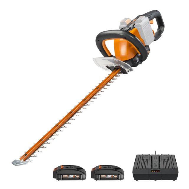 Cortadora de setos WORX WG284.1 40 V 24 pulgadas con 2 baterías y cargador