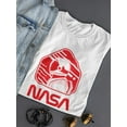 thumbnail image 3 of NASA Nasa Astronaut Red Sign Shaped T-Shirt Women -NASA Designs, Female Small, 3 of 4