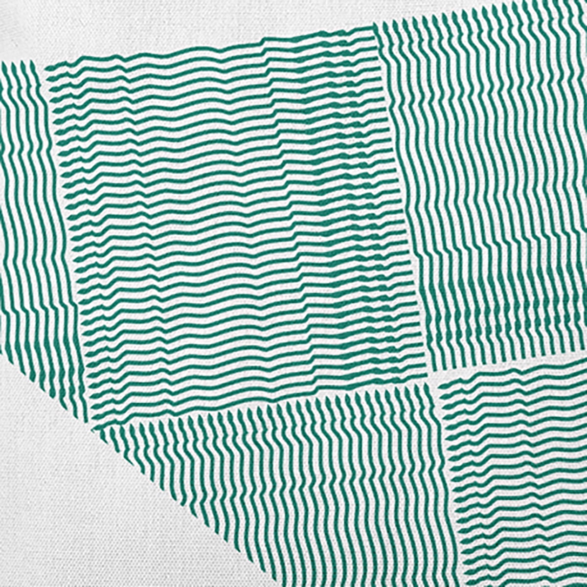 Simply Daisy 16-inch Square Triangles & Squares Polyester Indoor Pillow, Kelly Green Qty 1