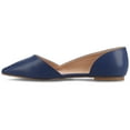 thumbnail image 3 of Journee Womens Cortni Slip On Pointed Toe D'Orsay Flats, Widths Available, 3 of 10