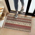 thumbnail image 2 of Red and Brown Christmas Pattern Door Rugs,Washable Non Slip Door Mats Indoor,Decorative Door Mats,Entry Mat Indoor for Entrance,Bedroom,Kitchen,Bathroom,16"x24", 2 of 6