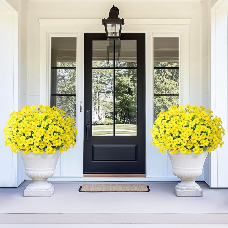 Waipfaru Artificial Flowers for Outdoors Fake Plants Outside