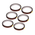 thumbnail image 4 of 6pcs Heat Resistant Tape Residue Free Polyimide Sublimation Thermal Tape for DIY T Shirt Mug Electronics Crafts 0.6cm / 0.2in, 4 of 4