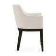thumbnail image 4 of Manhattan Comfort Gansevoort 19.5" Faux Leather Dining Armchair in Cream, 4 of 11