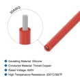 thumbnail image 3 of 30 Gauge Silicone Wire Kit 30AWG Stranded Tinned Copper Hookup Spool 32.8ft 1/32" OD Black Red Yellow Blue Green, 3 of 6