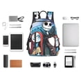 thumbnail image 4 of Goofa The Nightmare Before Christmas Pattern School Backpack for Students – Tear-resistant Bag Spacious, Comfortable, and Stylish Backpack with Multiple Pockets, 4 of 7