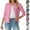 Pink, variant on qucoqpe Women's Lightweight Button Down Cardigan Long Sleeve Casual Crew Neck Soft Knit Cardigan Sweater Tops for Women