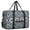 Black, variant on For Spirit Airlines Personal Item Bag 18x14x8 Inch, Boho Weekender Travel Bag, Foldable Travel Duffel Bag Underseat Carry on Bag with Luggage Sleeve for Women and Men 30L