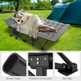 thumbnail image 5 of Slsy Folding Camping Cots with 3.3 Inch 2 Sided Mattress, 75"* 28" Folding Bed Cot with Carry Bag, Folding Sleeping Cot Guest Bed, 5 of 11