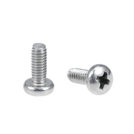 

M4x10mm Machine Screws Pan Phillips Cross Head Screw 304 Stainless Steel Fasteners Bolts 30Pcs